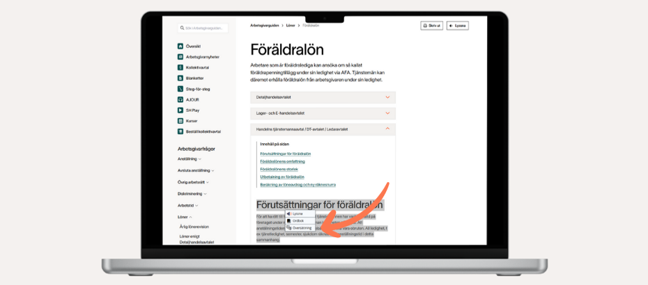 En bärbar dator med ordet "förbjudet" på skärmen.